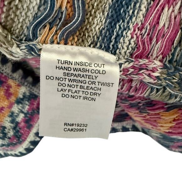 Alfred Dunner Chelsea Market Multi Texture Stripe Cardigan Size‎ M - Picture 4 of 8